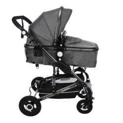 Комбинирана детска количка FONTANA 3 в 1, черна