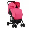 Бебешка количка Jasmin-компактна,лесно сгъваема с покривало-сива - Розов