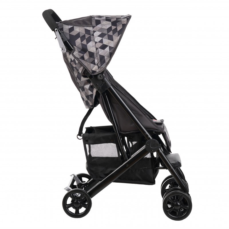 Бебешка количка Jasmin-компактна,лесно сгъваема с покривало-сива ZIZITO