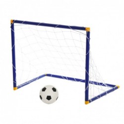 Футболна врата с мрежа, размери: 55,5 х 88 х 45,5 см., топка и помпа GT 26998 