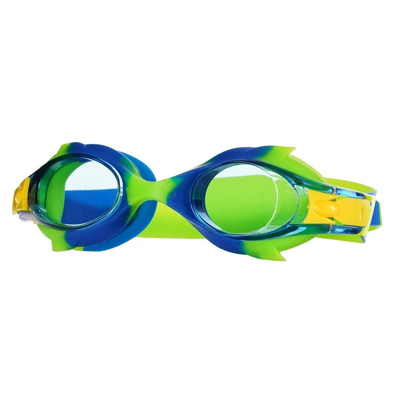 Очила за плуване с предпазна кутия - зелени HL