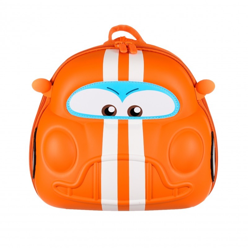 Детска раница с формата на кола за момче - Оранжев