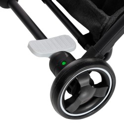 Лятна бебешка количка Luka с покривало за крачета, черна ZIZITO 30833 5