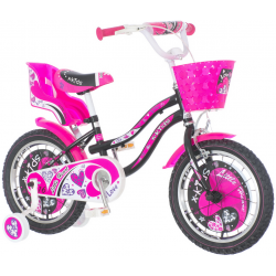 Детски велосипед LITTLE HEART 16", розов Venera Bike 31363 9