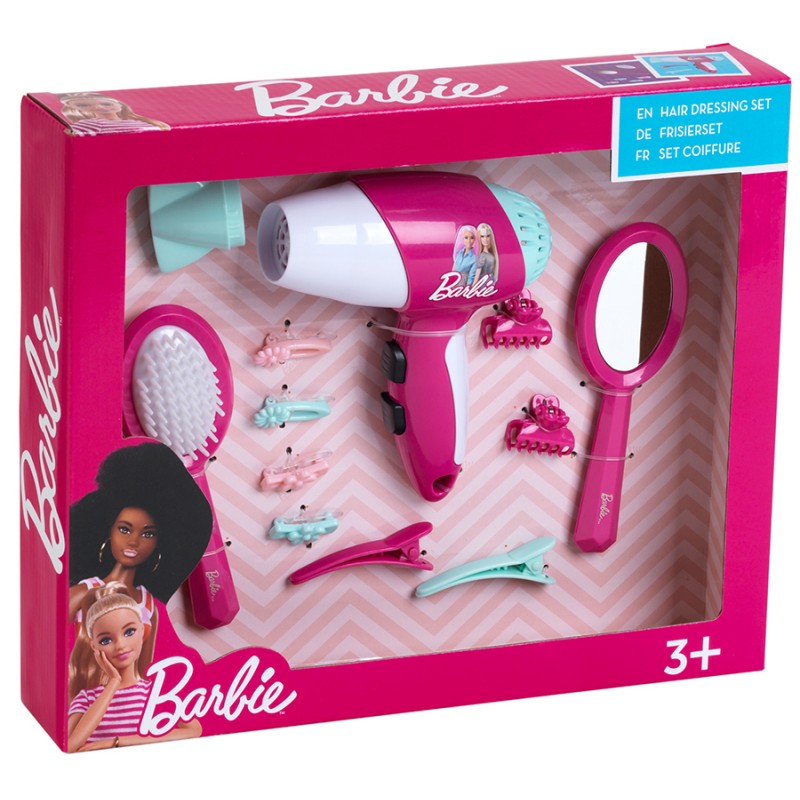 Фризьорски комплект Барби със сешоар