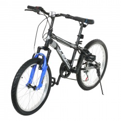 Детски велосипед TEC - CRAZY GT 20", 7 скорости, черно-червен TEC 35536 