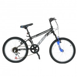 Детски велосипед TEC - CRAZY GT 20", 7 скорости, черно-червен TEC 35540 6