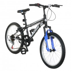 Детски велосипед TEC - CRAZY GT 20", 7 скорости, черно-червен TEC 35541 7