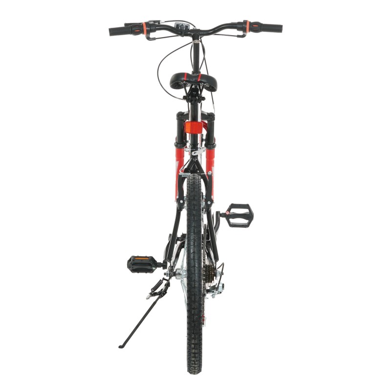 Детски велосипед TEC - TITAN 24", 21 скорости, черно-червен TEC