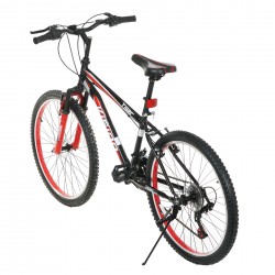 Детски велосипед VISION - TIGER 24", 21 скорости, черно-зелен