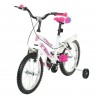 Детски велосипед TEC - ANGEL 16", розов - Бял