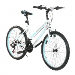 Детски велосипед VISION - VENUS 24", 21 скорости, бяло-тюркоазен VISION 35773 6