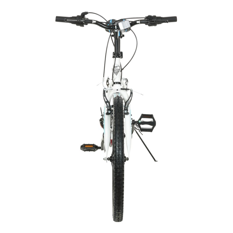 Детски велосипед VISION - VENUS 24", 21 скорости, бяло-тюркоазен VISION