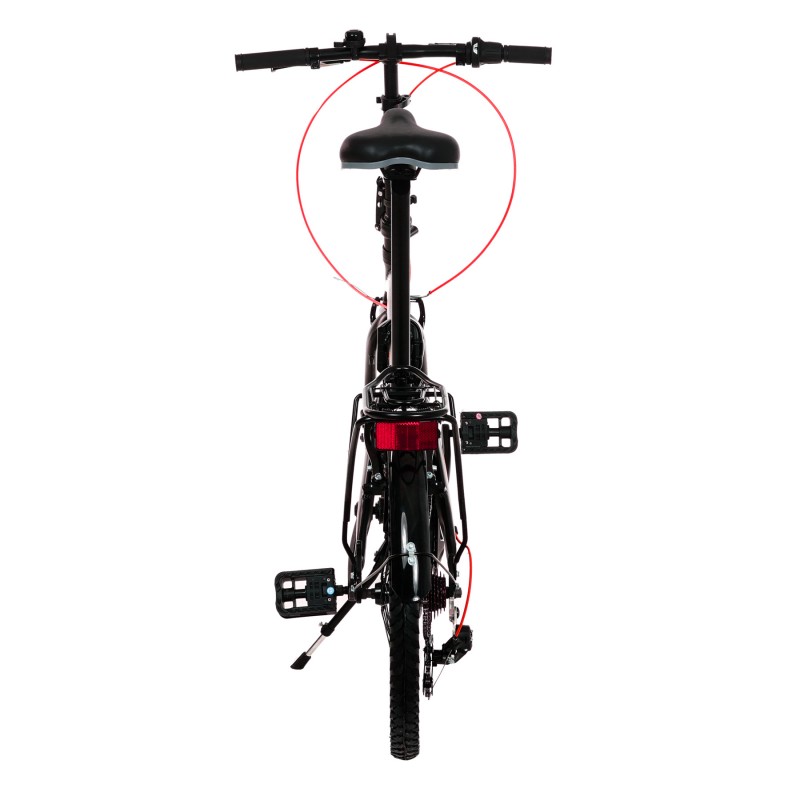 Сгъваем градски велосипед CAMP Q10 FOLDABLE BIKE 20", 7 скорости, чер CAMP