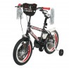 Детски велосипед VISION - FANATIC 16", черно-жълт - Черен с червено
