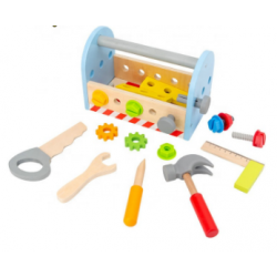 Дървена играчка - кутия с инструменти, малка WOODEN 36506 