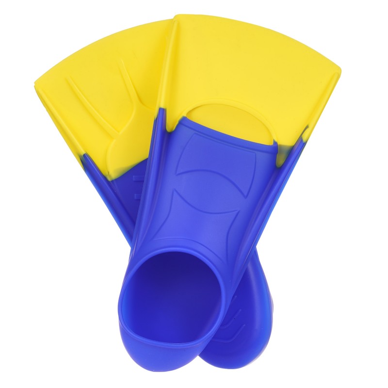 Комплект плавници, размер XS, син с жълто - Син/Жълт