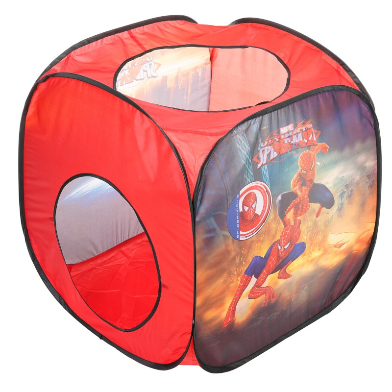 Детска палатка с покрив за игра - Спайдърмен с чанта