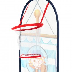 Детска палатка за игра - Пиратски кораб с баскетболен кош