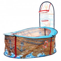 Детска палатка за игра - Пиратски кораб с баскетболен кош ITTL 38504 
