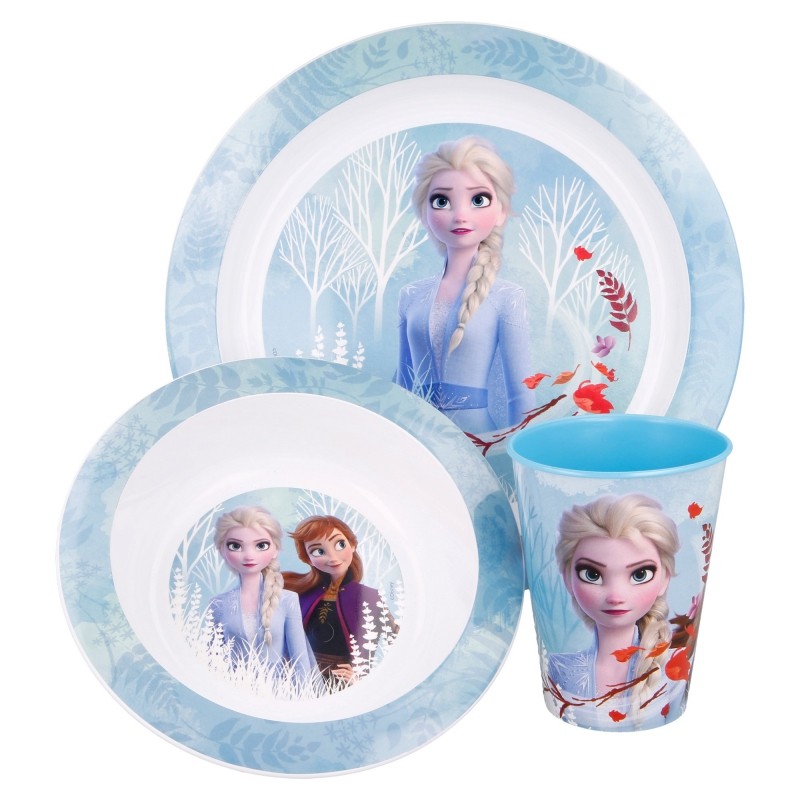 Полипропиленов к-кт за хранене от 3бр,с картинка,Замръзналото кралство Frozen
