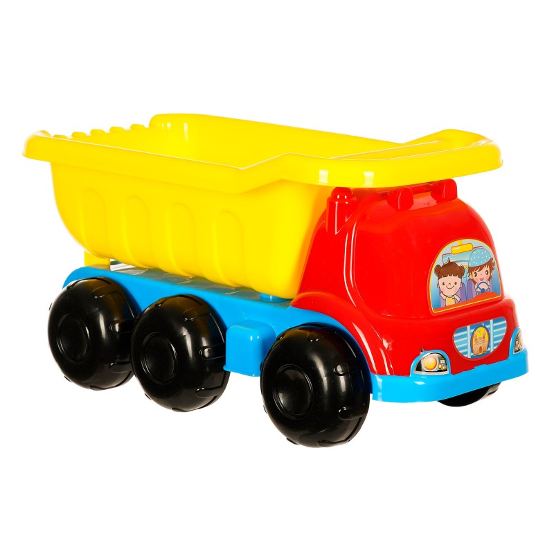 Детски плажен комплект с камионче, 6 части