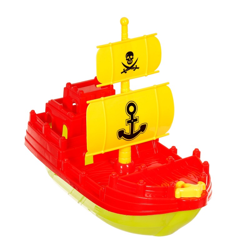 Детски плажен комплект за игра с лодка, 7 части GOT