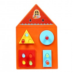 Образователна детска къща 1+ с геометрични фигури