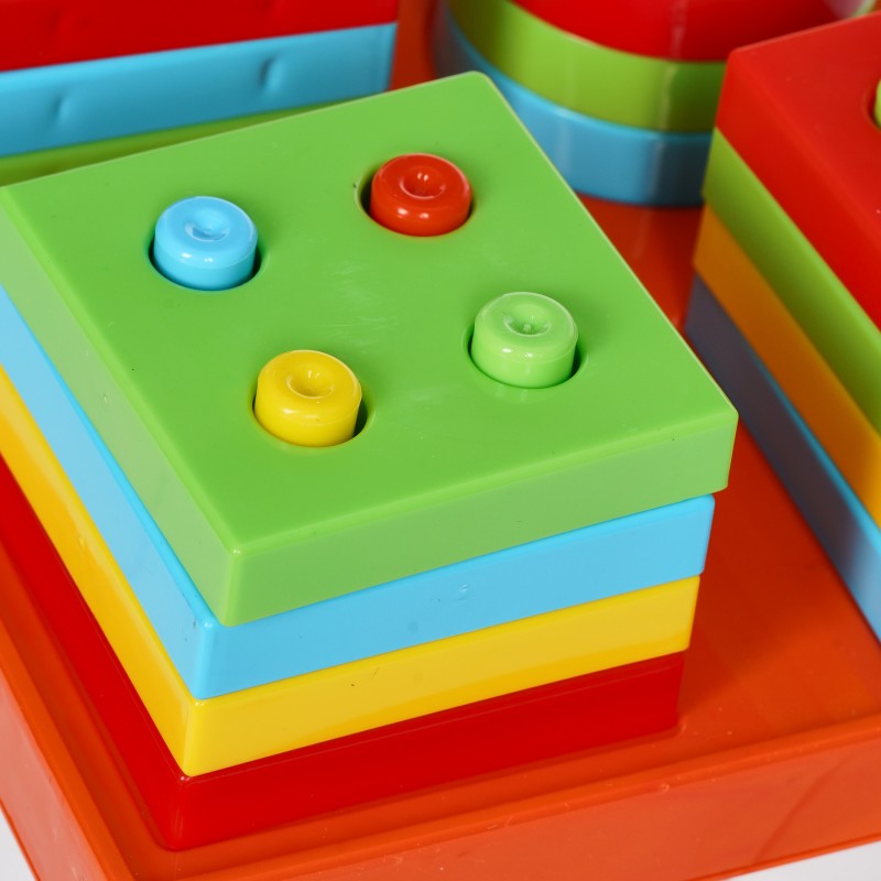 Образователна детска къща 1+ с геометрични фигури Furkan toys