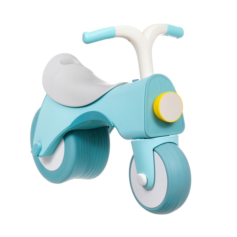 Детски велосипед за баланс с две колела, със звук и светлина, син - Син