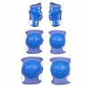 Комплект протектори за колене, лакти и китки  размер S, сини - Син