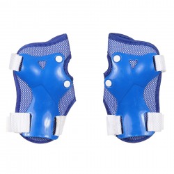 Комплект протектори за колене, лакти и китки  размер S, сини Amaya 40766 2