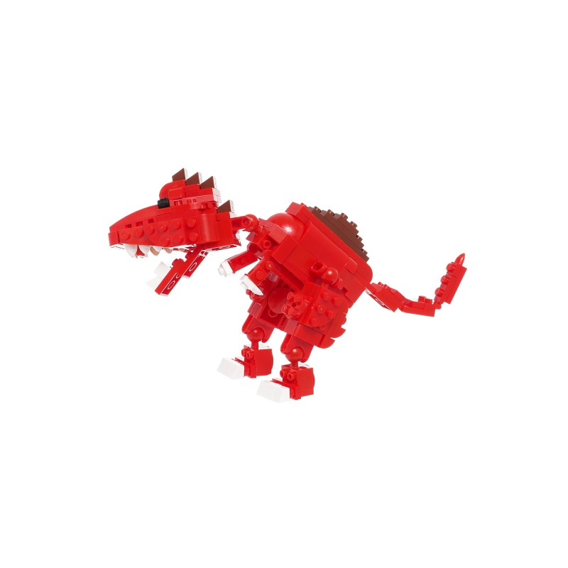 Конструктор червен динозавър със 159 части Banbao
