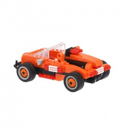 Конструктор оранжева кола със 108 части