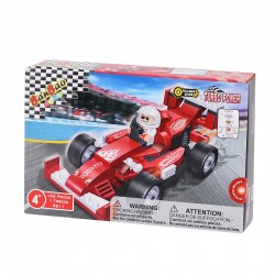 Конструктор "Червена състезателна кола от F1" със 102 части