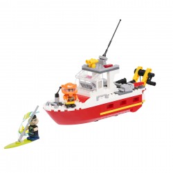 Конструктор пожарна спасителна лодка с 295 части