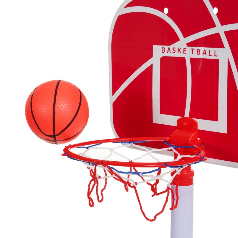 Баскетболен кош на стойка с височина 130см и топка KY