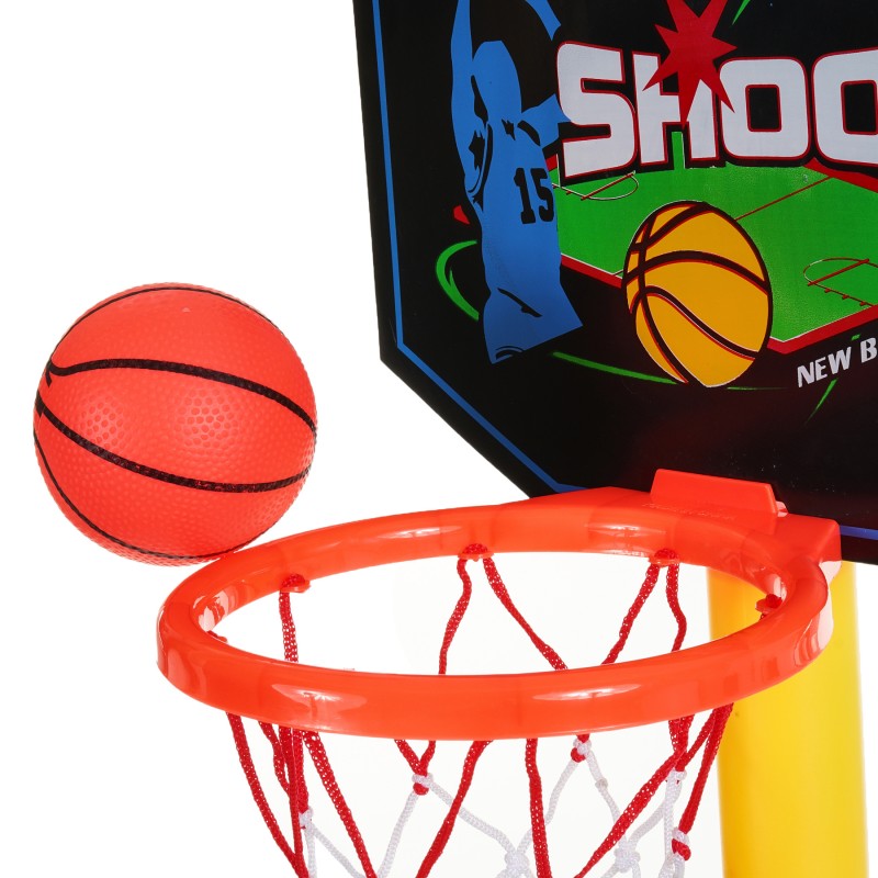 Баскетболен кош на стойка с височина 79см и топка KY
