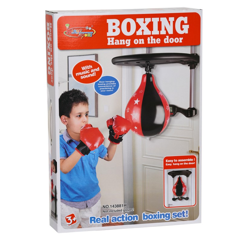 Боксова круша с рамка за врата King Sport