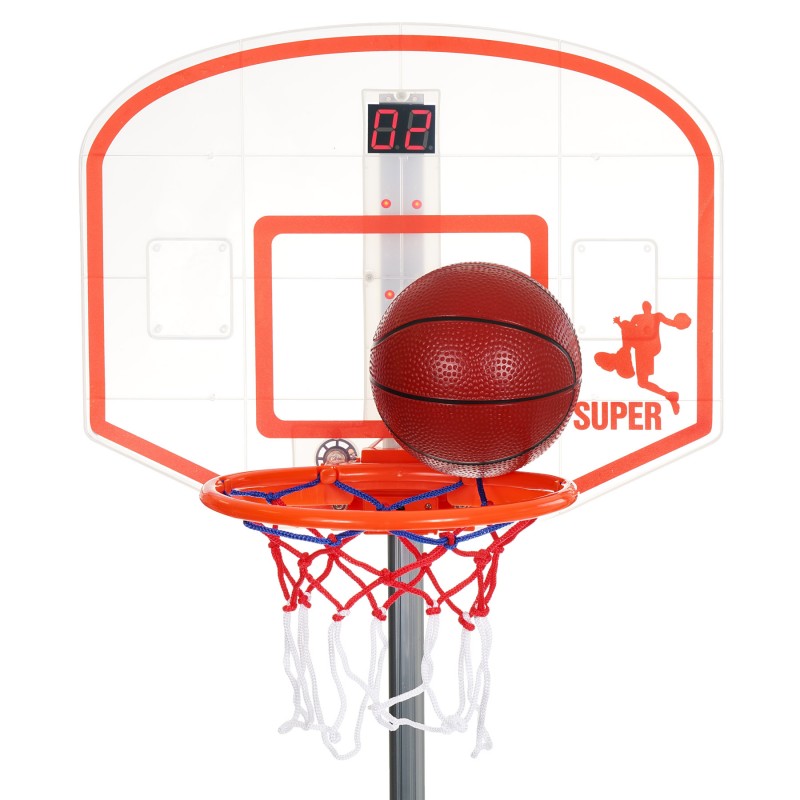 Електронен баскетболен кош, Регулируем 94 - 167 см. King Sport