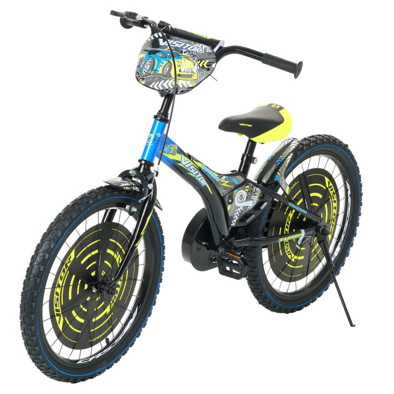 Детски велосипед  TURBO 20", черен със синьо