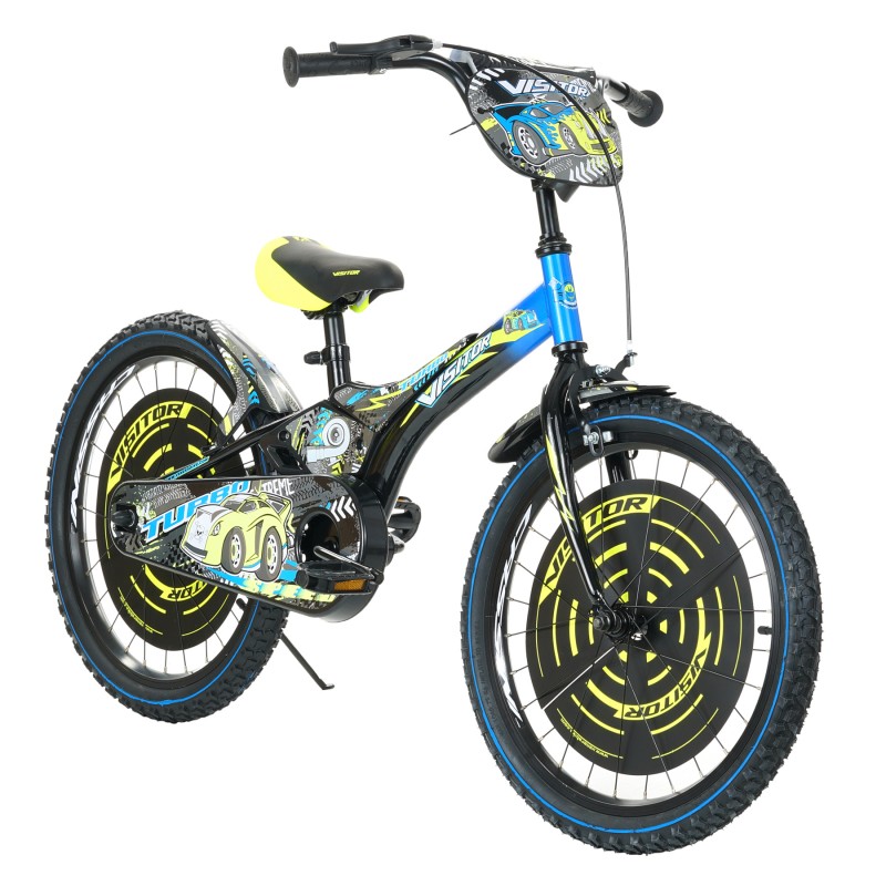 Детски велосипед  TURBO 20", черен със синьо Venera Bike