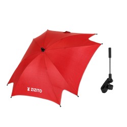 Чадър за количка ZIZITO, червен, универсален