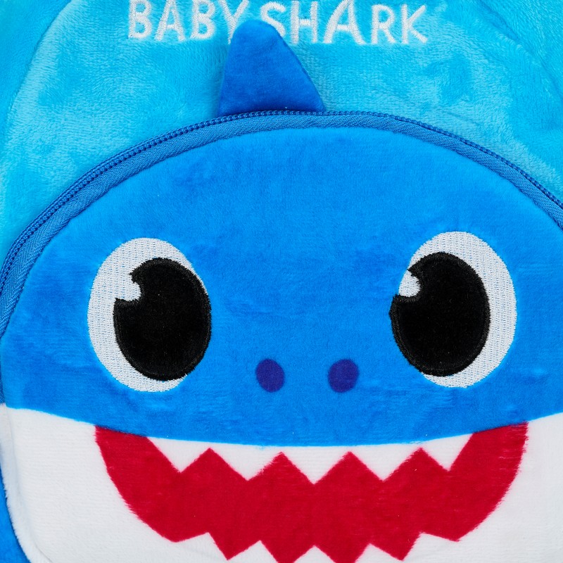 Плюшена раничка BabyShark,синя BABY SHARK