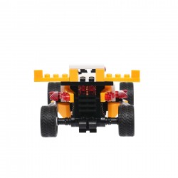 Конструктор състезателна жълта кола F1 със 132 части Banbao 43422 4