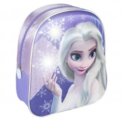 Раница с 3D дизайн Замръзналото кралство, лилава Frozen 43601 